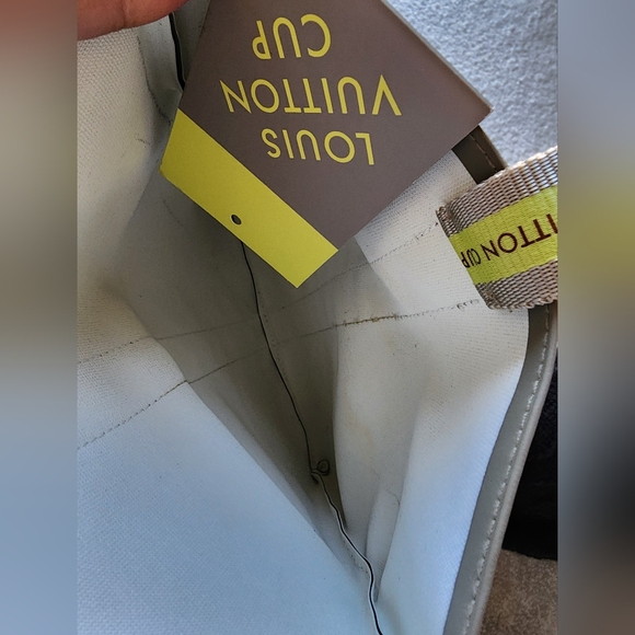 Louis Vuitton Cup Gray Tote with Yellow Strap (2 Piece) - Authencity Cert Incl. - Picture 6 of 16